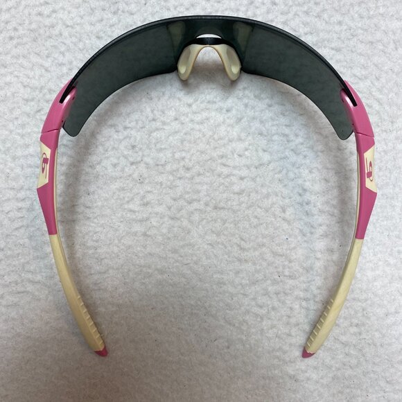 VINTAGE Bolle Microedge 10940 Sunglasses Pink / White Made In Italy - Picture 15 of 16
